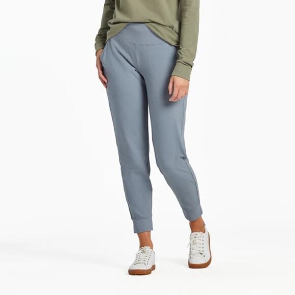 Life is Good Crusher-FLEX Jogger Pants Solid Stone Blue XXL Lounge Athleisure - Picture 1 of 5